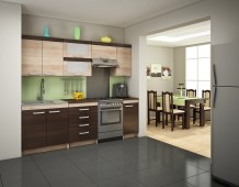 Köögikomplekt Milo Z.3 240/180 (Värv: MILO 1/ Tööpind: Tamm sonoma tume)